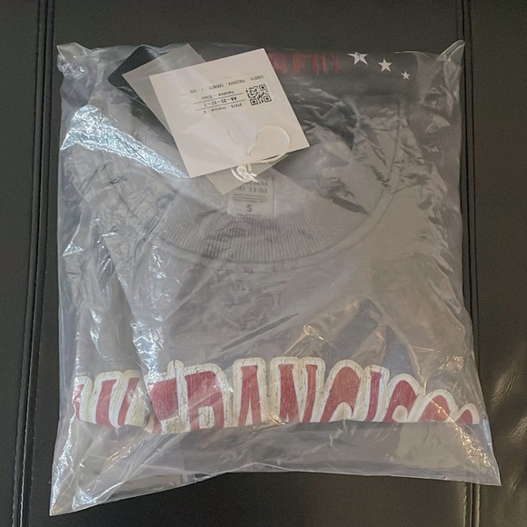 San Francisco 49ers Women's Premium Fleece Drop Shoulder Pullover Sweatshirt - Picture 3 of 5